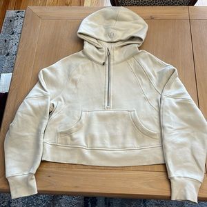 Lulu hooded scuba, bone, size xs/s…worn twice